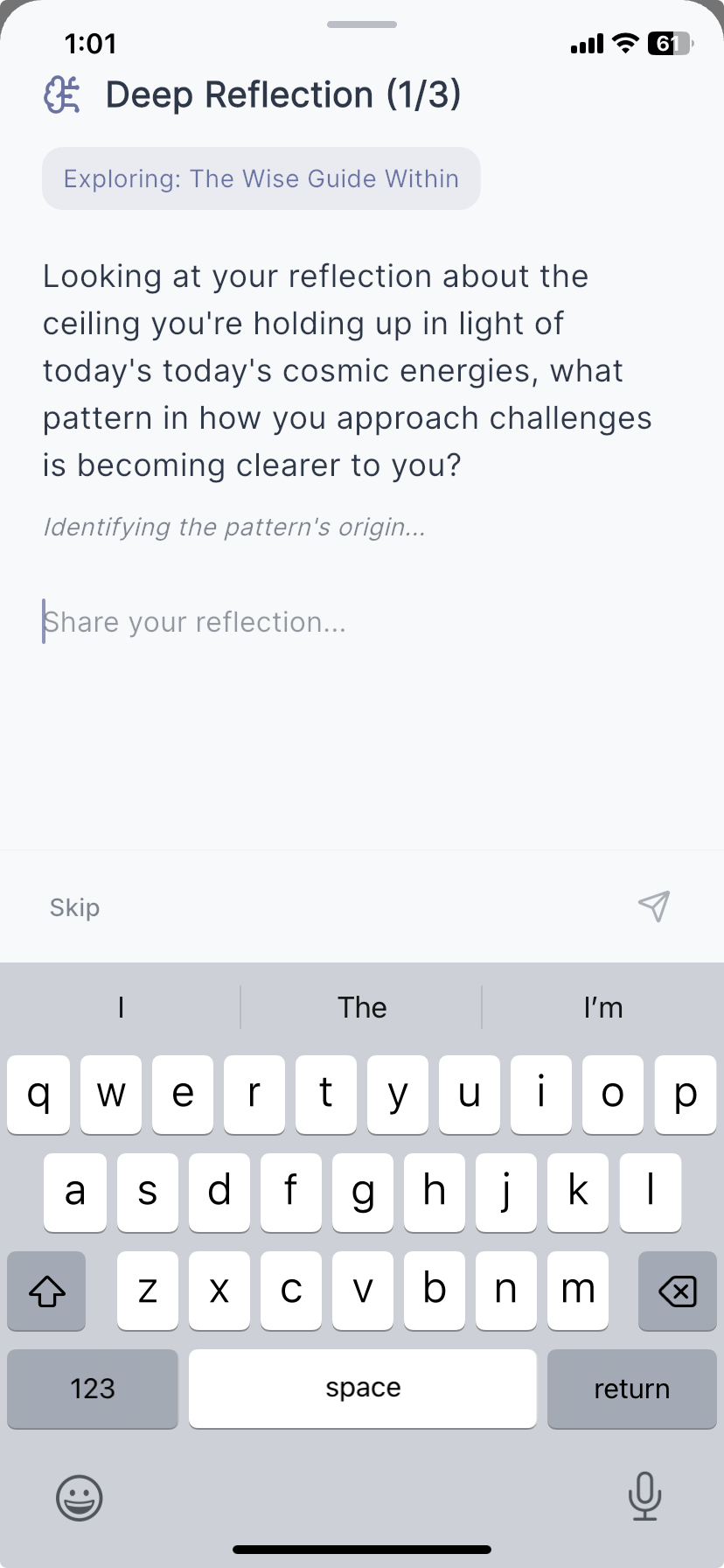 Journaling Interface