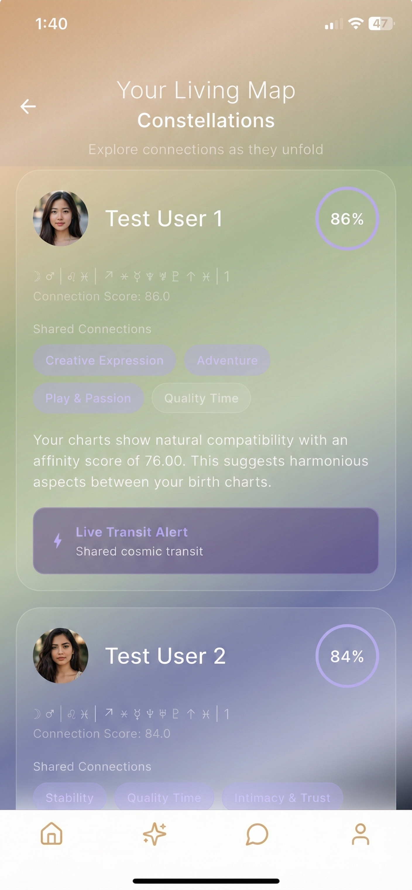 Kosmic Sync Living Map